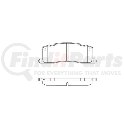 E11005010 by BENDIX - Formula Blue™ Hydraulic Brake Pads - Ceramic, With Shims, Rear, 7381-D501 FMSI