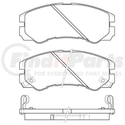 Bendix E11005790 Disc Brake Pad Set Pad Set