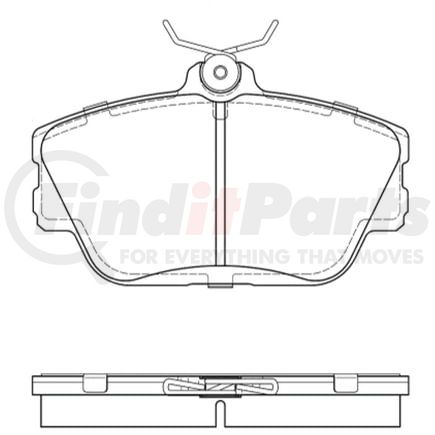 Bendix E11005980 Disc Brake Pad Set Pad Set