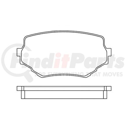 Bendix E11006800 Disc Brake Pad Set Pad Set