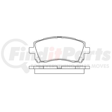 Bendix E11007210 Disc Brake Pad Set Pad Set