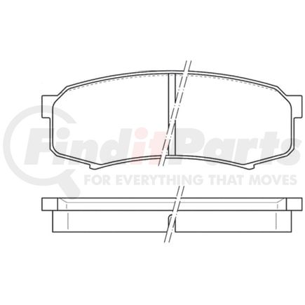 Bendix E11006060 Disc Brake Pad Set Pad Set