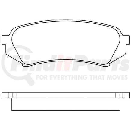 E11007730 by BENDIX - Pad Set