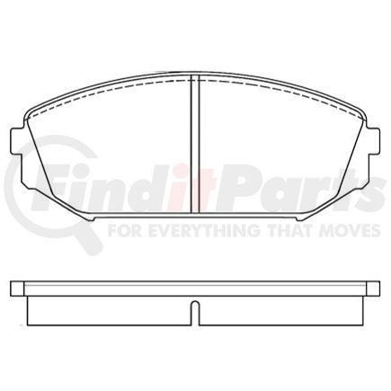 Bendix E11007930 Disc Brake Pad Set Pad Set