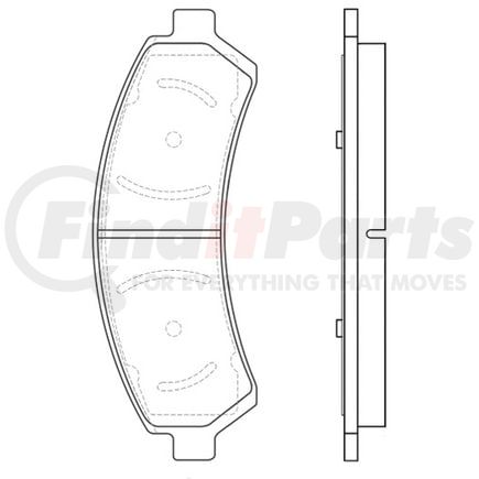 Bendix E11007260 Disc Brake Pad Set Pad Set