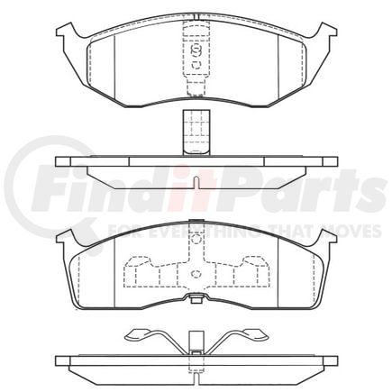 Bendix E11007300 Disc Brake Pad Set Pad Set