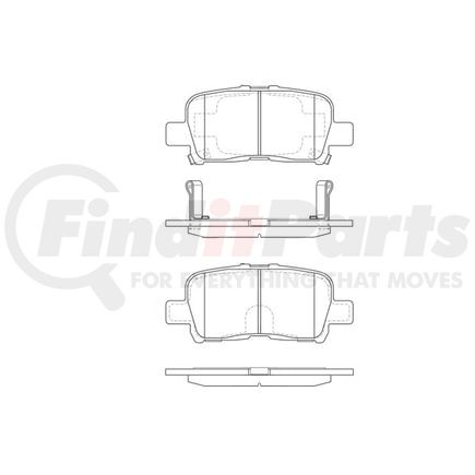 Bendix E11008650 Disc Brake Pad Set Pad Set