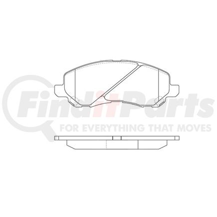 Bendix E11008660 Disc Brake Pad Set Pad Set