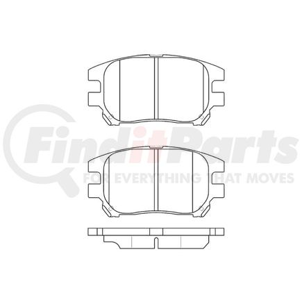 Bendix E11009300 Disc Brake Pad Set Pad Set