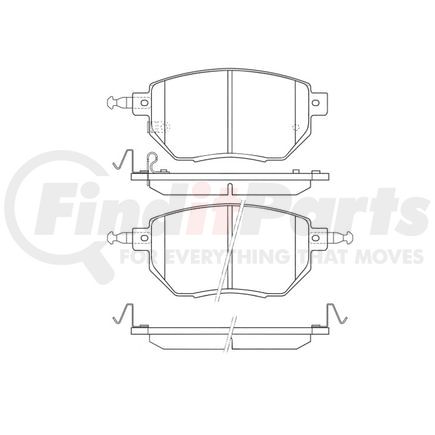 Bendix E11009690 Disc Brake Pad Set Pad Set