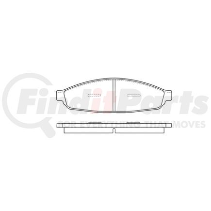 Bendix E11009530 Disc Brake Pad Set Pad Set
