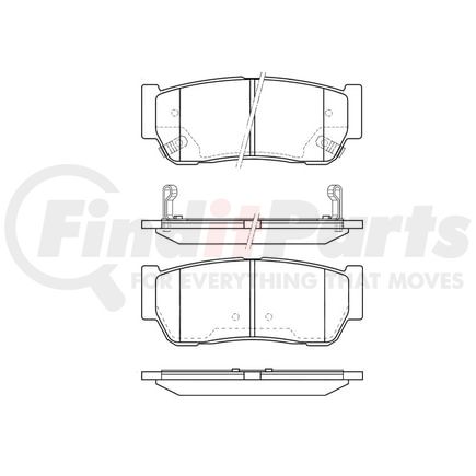 Bendix E11009540 Disc Brake Pad Set Pad Set