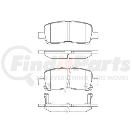 Bendix E11009990 Disc Brake Pad Set Pad Set