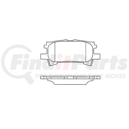 Bendix E11009960 Disc Brake Pad Set Pad Set