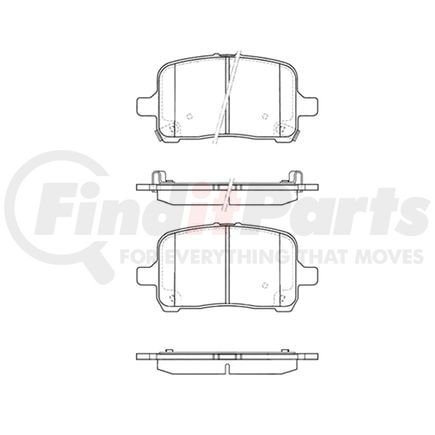 Bendix E11010280 Disc Brake Pad Set Pad Set