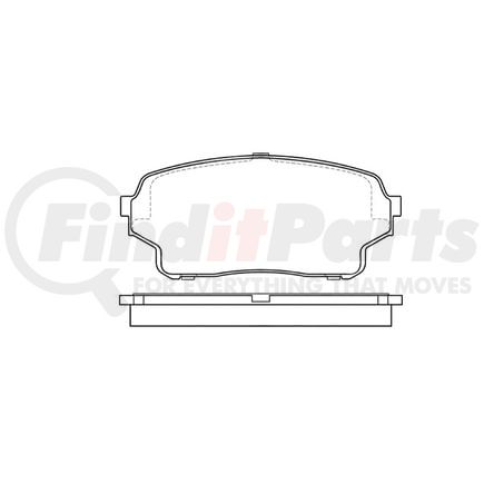 Bendix E11011050 Disc Brake Pad Set Pad Set