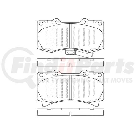 Bendix E11011190 Disc Brake Pad Set Pad Set