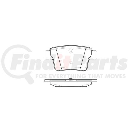 Bendix E11010710 Disc Brake Pad Set Pad Set