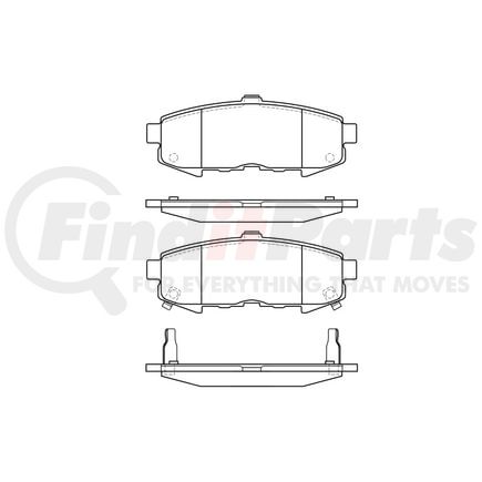 Bendix E11010730 Disc Brake Pad Set Pad Set