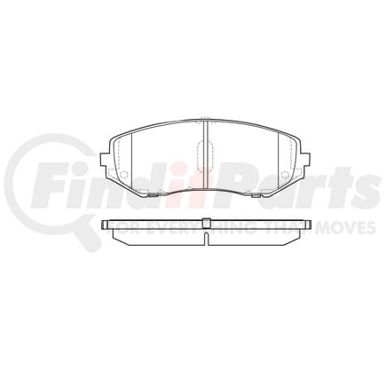 Bendix E11011880 Disc Brake Pad Set Pad Set