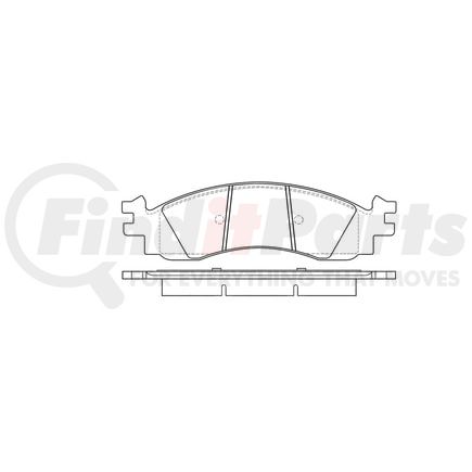 Bendix E11011580 Disc Brake Pad Set Pad Set