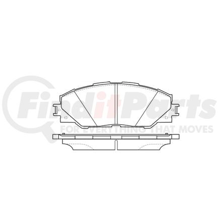 Bendix E11012110 Disc Brake Pad Set Pad Set