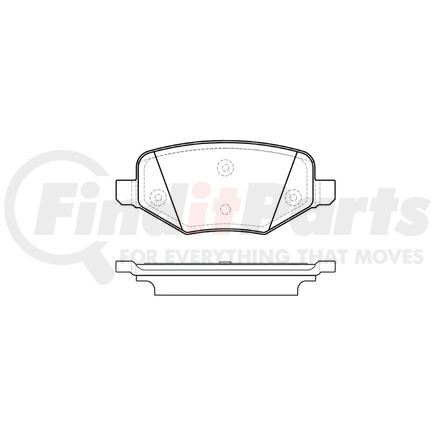 E11013770 by BENDIX - Formula Blue™ Hydraulic Brake Pads - Heavy Duty Ceramic, With Shims, Rear, 8488-D1377 FMSI