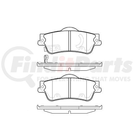 Bendix E11013520 Disc Brake Pad Set Pad Set