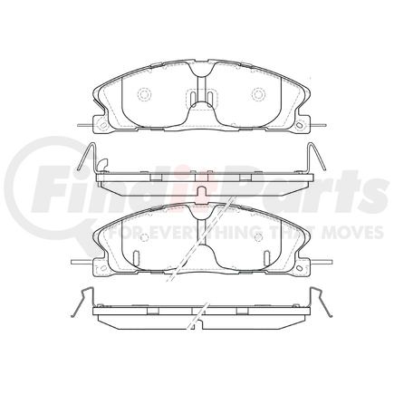 Bendix E11016110 Disc Brake Pad Set Pad Set
