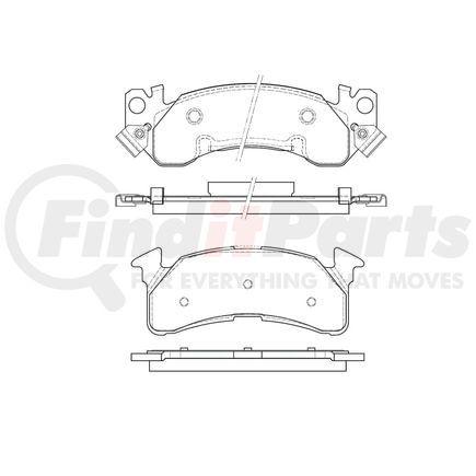 Bendix E11101530 Disc Brake Pad Set Pad Set