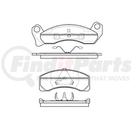 Bendix E11104990 Disc Brake Pad Set Pad Set