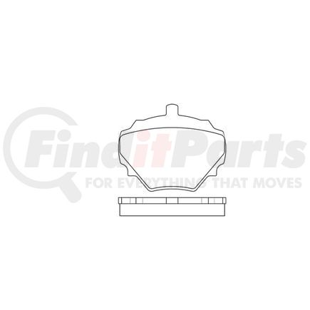 Bendix E11105181 Disc Brake Pad Set Pad Set