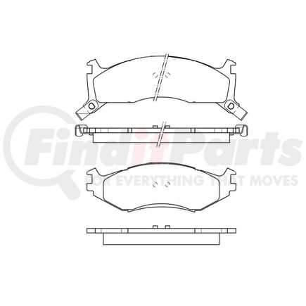Bendix E11105240 Disc Brake Pad Set Pad Set