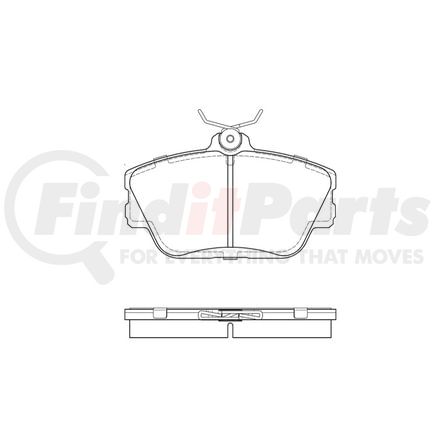 Bendix E11105980 Disc Brake Pad Set Pad Set