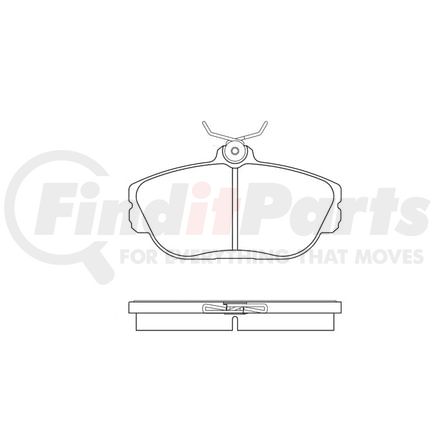 Bendix E11106010 Disc Brake Pad Set Pad Set