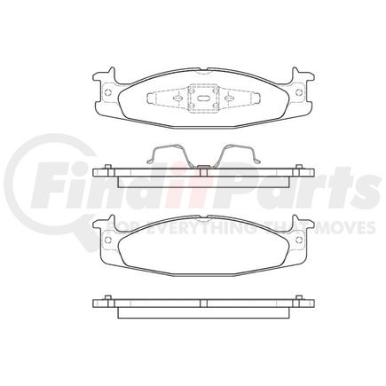 Bendix E11106320 Disc Brake Pad Set Pad Set