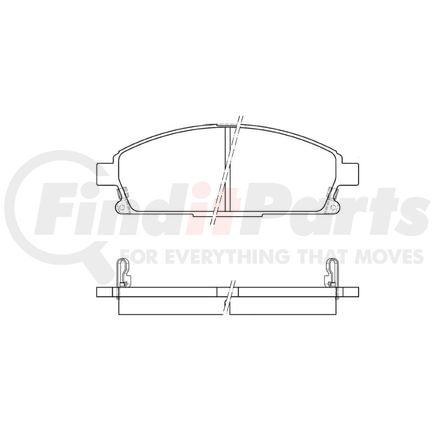 Bendix E11106910 Disc Brake Pad Set Pad Set
