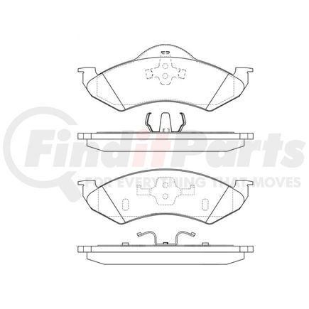 Bendix E11108200 Disc Brake Pad Set Pad Set