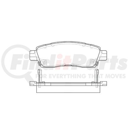 Bendix E11108830 Disc Brake Pad Set Pad Set