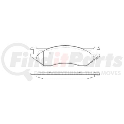 Bendix E11108970 Disc Brake Pad Set Pad Set