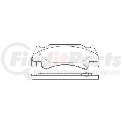 Bendix E11110850 Disc Brake Pad Set Pad Set