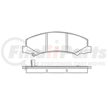 Bendix E11111590 Disc Brake Pad Set Pad Set