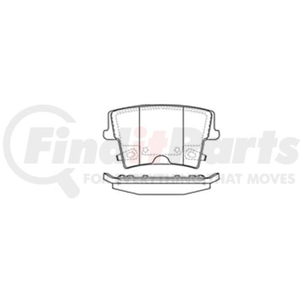Bendix E11110571 Disc Brake Pad Set Pad Set