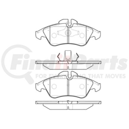 Bendix E11111770 Disc Brake Pad Set Pad Set