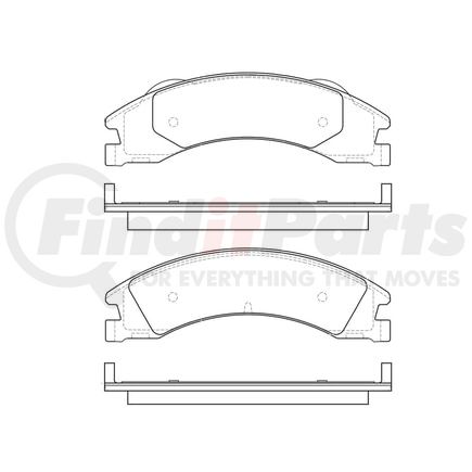 Bendix E11113291 Disc Brake Pad Set Pad Set