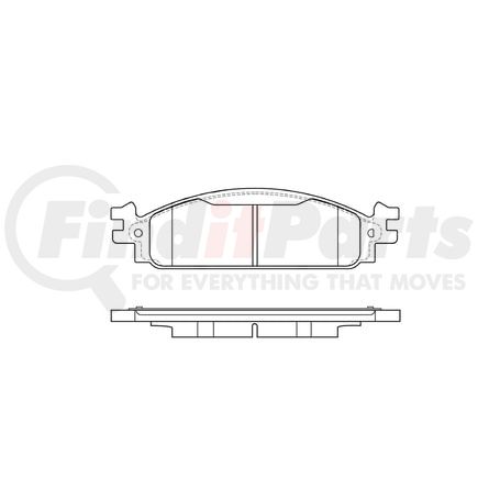 Bendix E11113760 Disc Brake Pad Set Pad Set