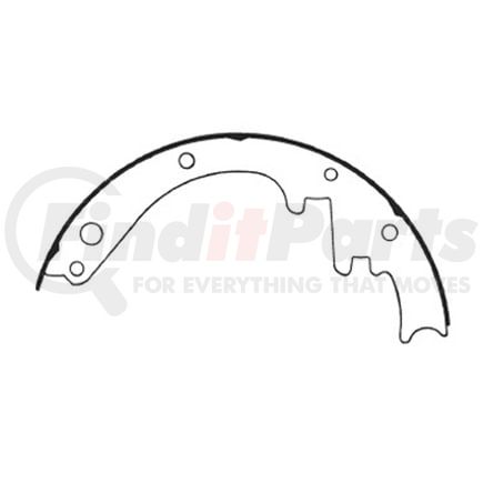 E11602270 by BENDIX - Formula Blue™ New Bonded Brake Shoes - 901-181 (FMSI)
