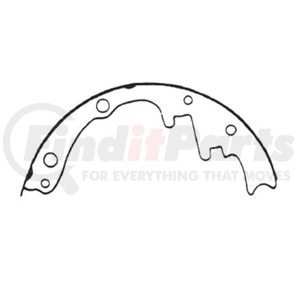 E11604490 by BENDIX - Formula Blue™ New Bonded Brake Shoes - 2159TT-449 (FMSI)