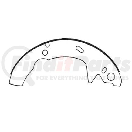 E11605660 by BENDIX - Formula Blue™ New Bonded Brake Shoes - 1395-566 (FMSI)