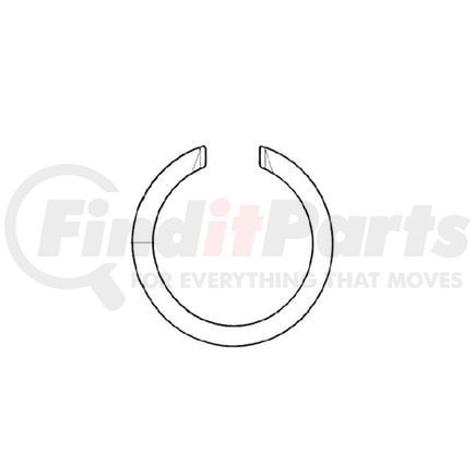 E11607700 by BENDIX - Formula Blue™ New Bonded Brake Shoes - 2191-S770 (FMSI), Parking Brake Shoe
